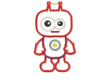 Stickmuster - Roboter Timo